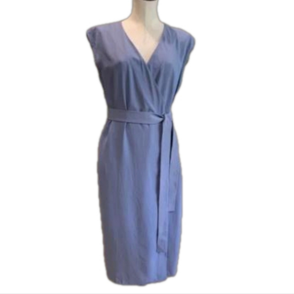 Everlane Women's Japanese GoWeave Sleeveless Wrap Dress Size 6